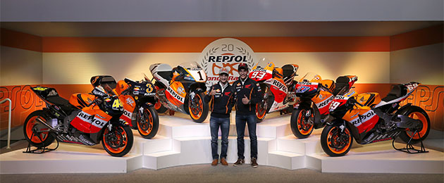 pedrosa maquez 20 aniversario honda