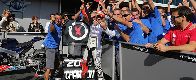 jorge lorenzo world champion 2012