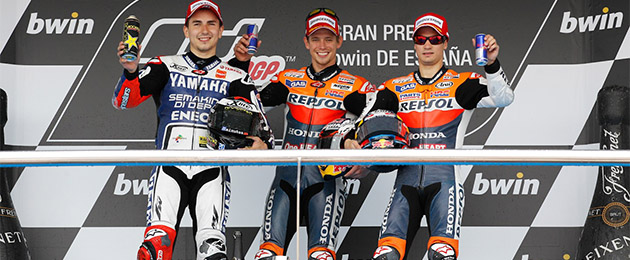 podio jerez motogp 2012
