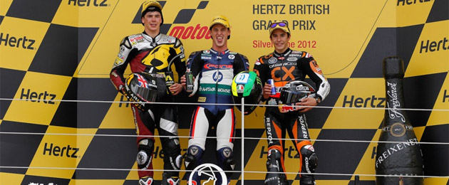 podio gp gran bretaña moto2