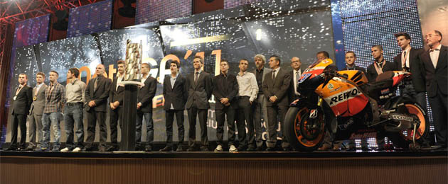 ceremonia fim motogp 2011