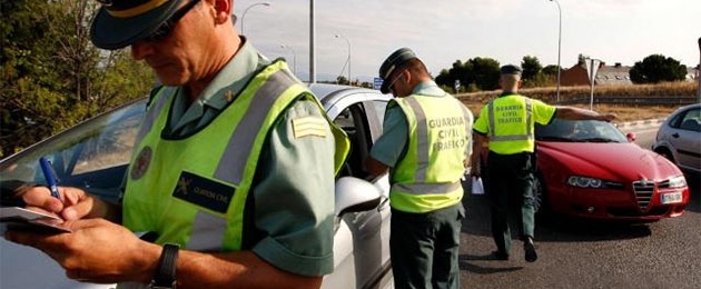 control guardia civil
