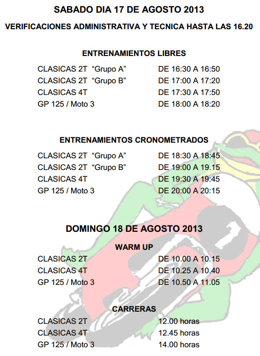 horarios la bañeza 2013
