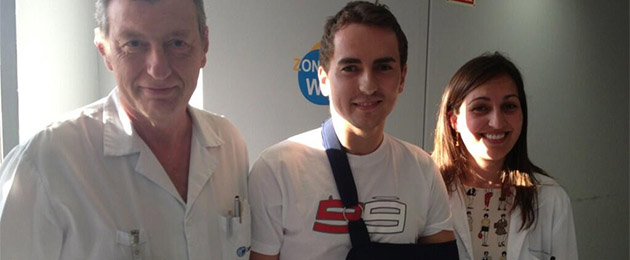 jorge lorenzo clavicula