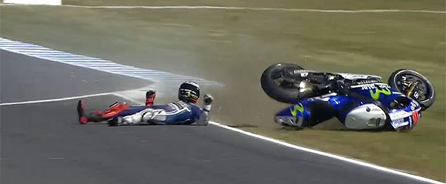 jorge lorenzo australia crash