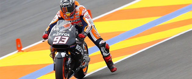 marc marquez valencia test