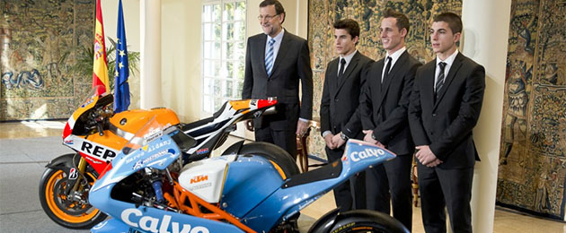 mariano rajoy marc marquez pol espargaro maverick viñales