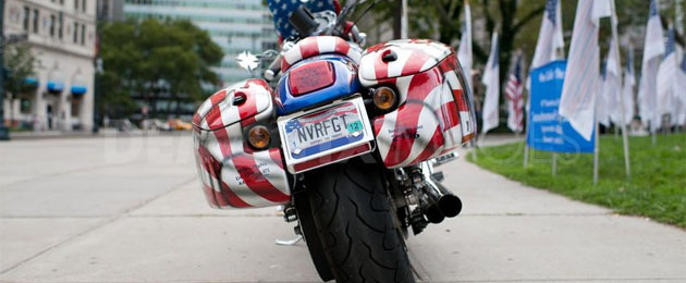 matricula moto americana