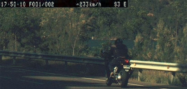 multa velocidad moto