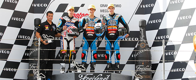 podium moto3 aragon