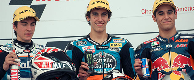 podio moto3 austin