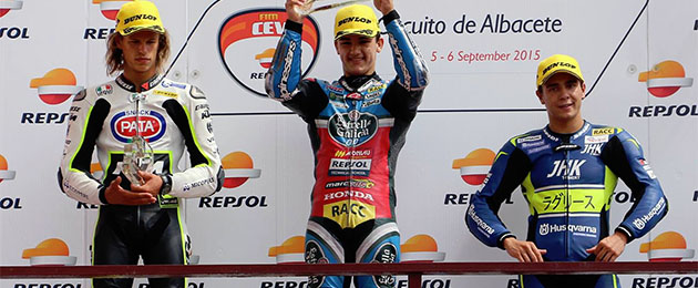 podio moto3 albacete