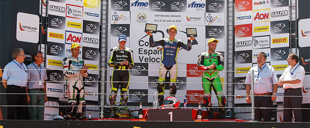podio motorland copa españa