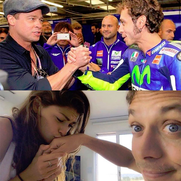 rossi brad pitt mano